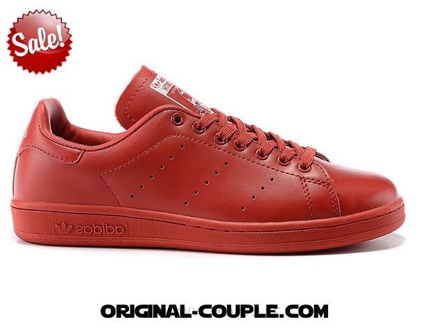 adidas stan smith rouge femme